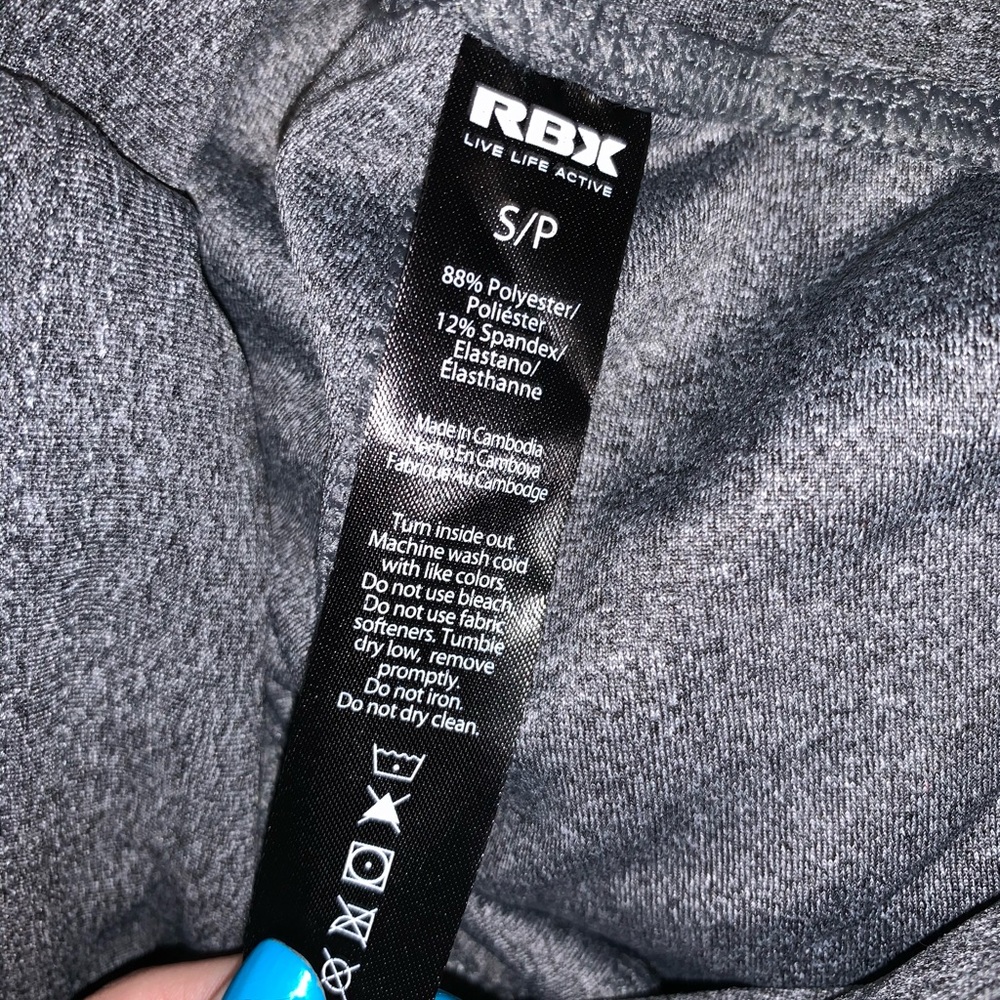 RBX | BRAND NEW W TAGS Gray Polka Dot Leggings - Picture 4 of 6